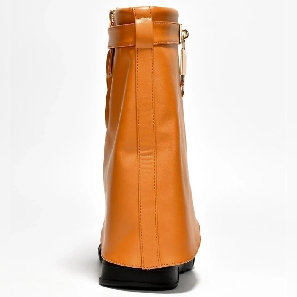 Women's Cape Robbin Morae Bootie, Style# JFE11044, Size 8, Color Tan New In Box - Picture 4 of 10